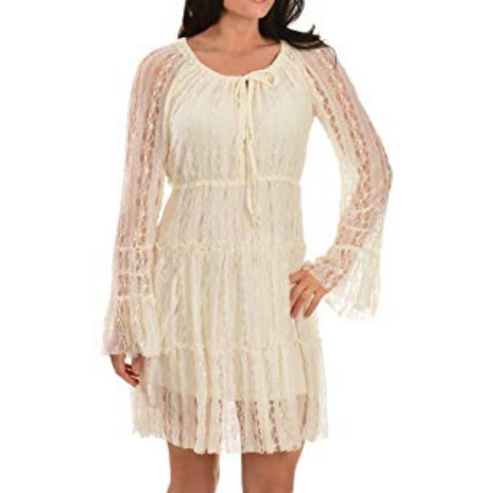 Scully Cream Lace Boho Dress